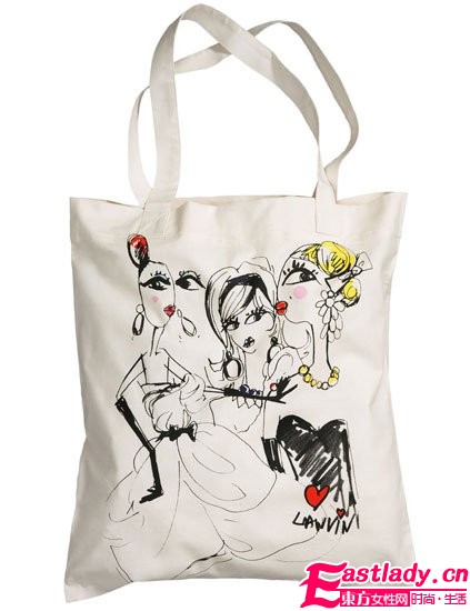 Lanvin for H&M设计慈善环保袋 30%收入用于捐助儿童