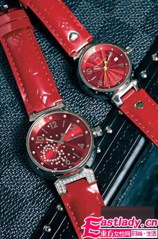 黑色迷情 LV推出圣诞情侣腕表