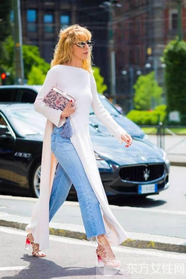 开衩裤更时髦 绝对个性穿搭的秘密武器