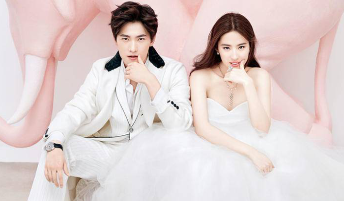 “白夜夫妇”时尚新娘封面大片 梦幻甜美颜值逆天