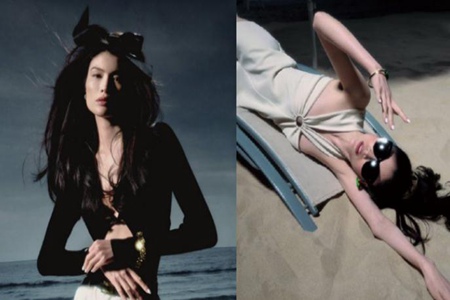 维密超模何穗复古大片曝光 网友：真羡慕陈伟霆