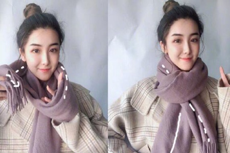 围巾怎么系好看？这五种系法时髦保暖又有层次感
